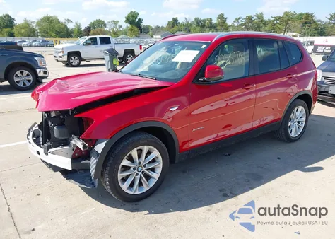 2016 BMW X3 xDrive28I z USA, uszkodzony, nr VIN 5UXWX9C52G0D75403